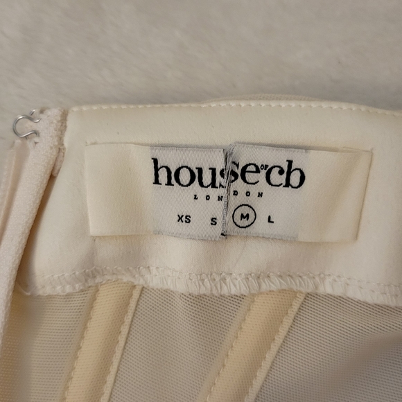 House of CB Leila ivory Midi Dress - Picture 9 of 10